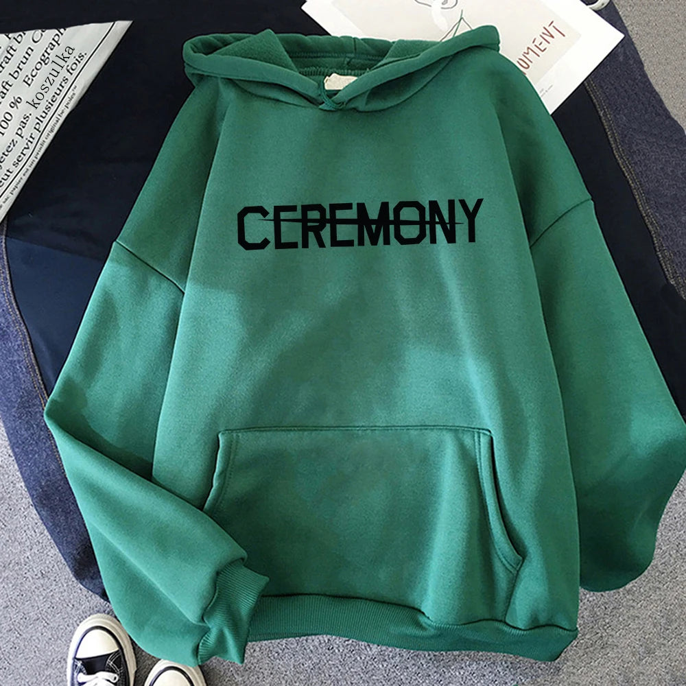 KARMA Vintage-Inspired Fleece Pullover Hoodie