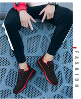 Men's Lightweight Knit Sneakers | Breathable Mesh Athletic Shoes
