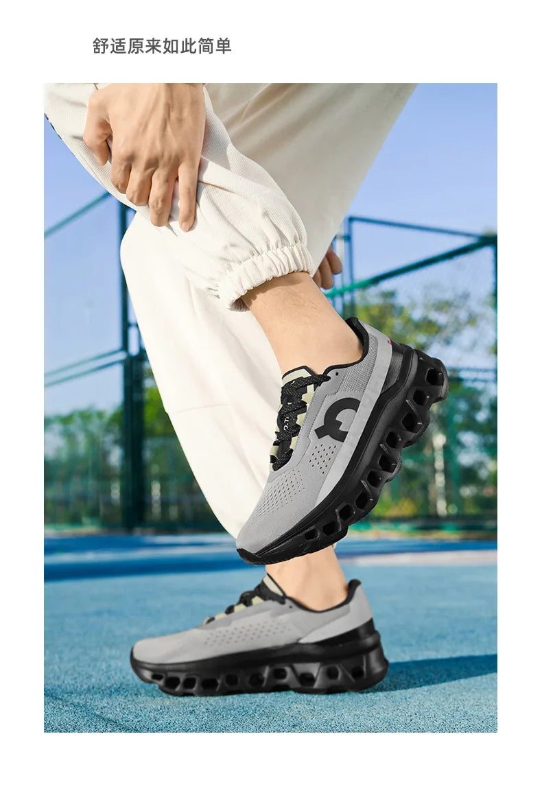 2026 Air Cushion Running Shoes Jogging Marathon Men Sports Breathable Lightweight Women's Comfortable Nonskid Leisure Sneakers