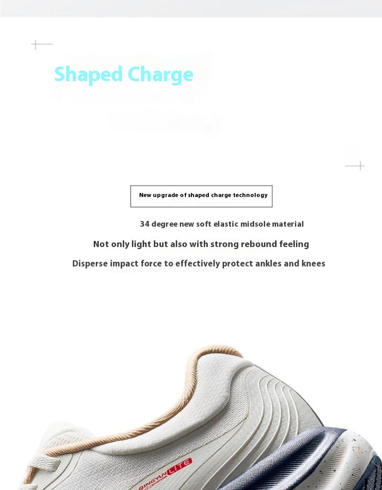 Xtep QINGYUN LITE Men's Professional Running Shoes 2025 Spring Wear-Resistant Cushioning Lightweight Sneakers 975219110056