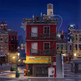Spider Deli Apartment Building Blocks With 11 Figures Films Hero Classic City Modular Assembly Model Kit Creative Gift 3559PCS