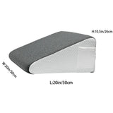Bed Wedge Pillow for Sleeping, Soft Memory Foam Top, Triangle Pillow Wedge, Body Positioners for Leg Elevation, Snoring Relief