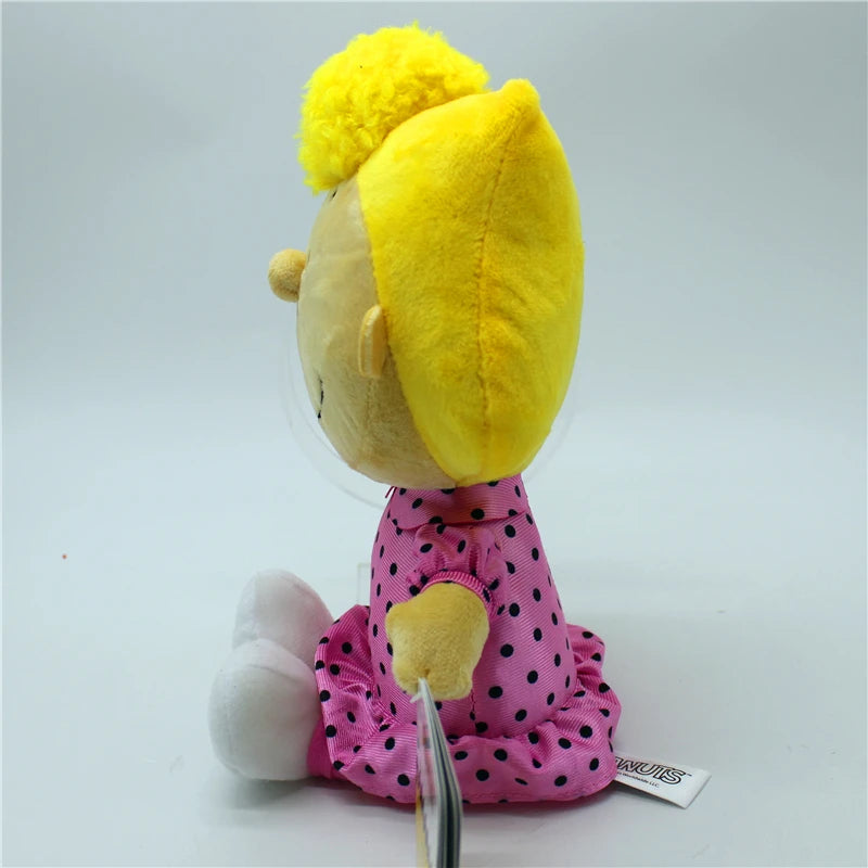 1piece 28CM high quality Cartoon Peanuts Snoopy Charlie Sally Woods Plush soft toys Snoopy dog animal dolls best Christmas gift