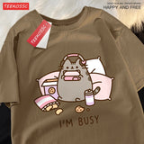 "Sorry I’M Busy" Gamer Cat T-Shirt