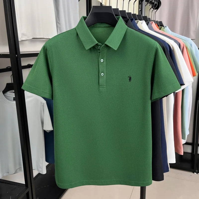 Pony Embroidered Men's Polo Shirt | Premium Summer Comfort