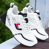 Men's Breathable Colorblock Low-Top Sneakers