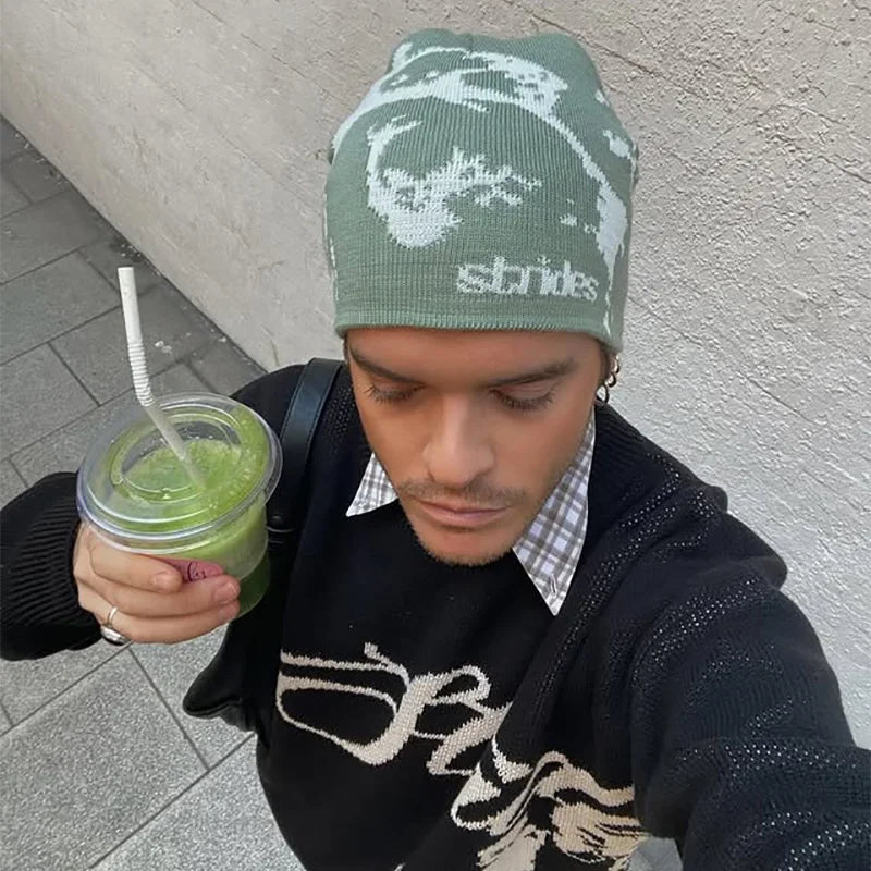 Unisex Knit Beanie | Y2K Streetwear Style