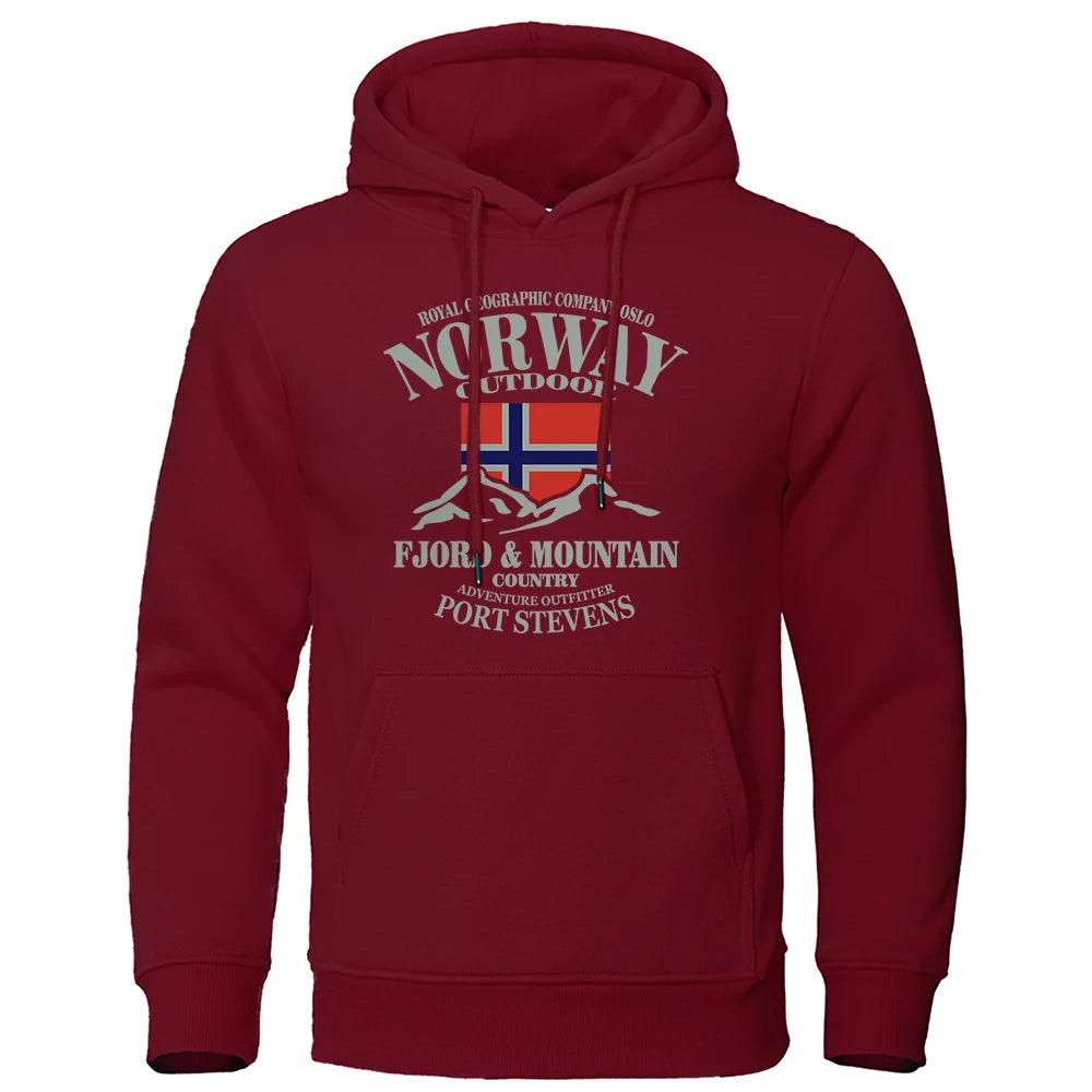 Norway Mountain Oversize Hoodie