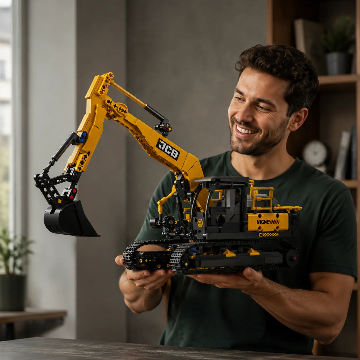1022PCS City Construction Vehicle Excavator Models Building Blocks MOC Technical Engineering Cars Truck Bricks Toys
