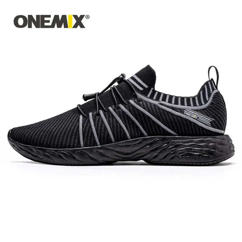 ONEMIX 2026 Men Running Shoes Non-slip Shock Absorption Sneaker Lightweight Tennis Shoe Waterproof Man Breathable Casual Shoes