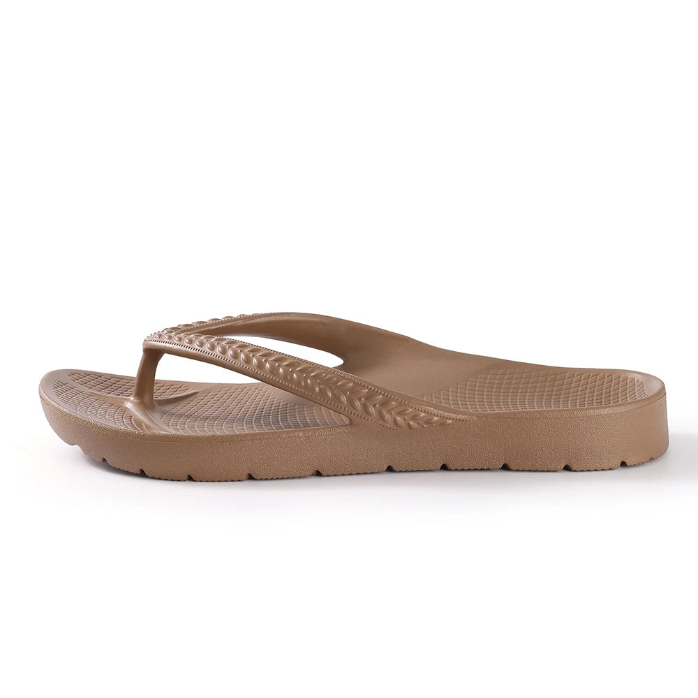 Crestar Women's Orthopedic Flip Flops Summer New EVA Sandals For Plantar Fasciitis Relief Comfort Unisex Non-slip Beach Slippers