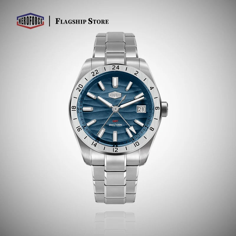 HEROFORCE GMT Men's Luxury Quartz Watch