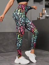 Women's 3D Tie-Dye Seamless Push-Up Leggings