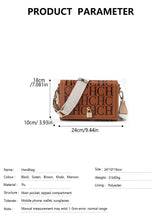 New Crossbody Bag Letter Print High Quality Woman's Brand Trend Vintage Fashion Elegant 2026 Classic Style Ladies Bag