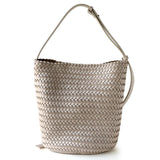 Motingsome Handwoven Bag Women's Bucket Luxury Designer Bags Niche Casual Bucket Bag Handmade French Retro Shulder Purse 2025