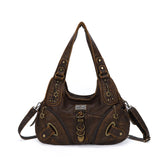Angel Kiss Women Handbags Fashion Shoulder Bag Large Tote Top-handle Shopping Pack Multifunctional Satchel Lady Hobos Big Purse