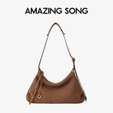 Amazing Song Donut Hobo Bag – Genuine Leather Crossbody