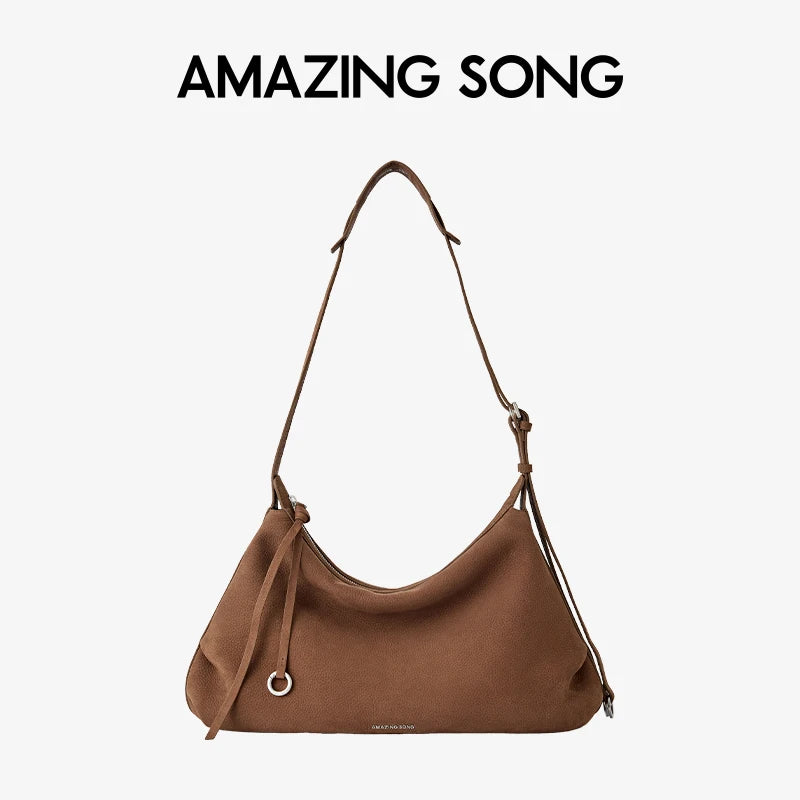 Amazing Song Donut Hobo Bag – Genuine Leather Crossbody