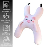 Car Seat Safety Neck Pillow Cute Children's Headrest Lumbar Support Anti Pinch Neck Cute Cartoon Sleeping Pillow