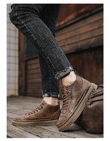 Men's USA-Made Warm Leather Work & Leisure Boots