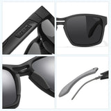 KDEAM New Polarized & Photochromic Sunglasses Unisex Size Square TR90 Sun Glasses For Fishing Golfing Driving Jogging