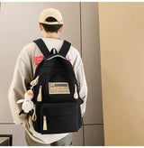 Fashion Big Student School Backpack Rucksack Girls Boys School Bag High Capacity Women Backpack Female Leisure Travel Mochila