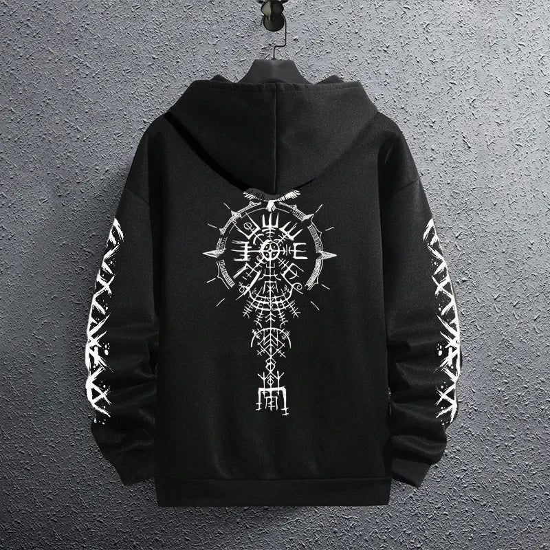 Men’s Classic Black Pullover Hoodie