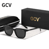 GCV Brand Original Fashion Acetate Polarized Sunglasses Cat Eye Square Frame Fishing Glasses Driving Outdoor Hiking UV400