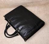 Original Ultra-Simple High Quality Men's Leather Document Baotou Layer Cowhide Computer Bag Business Trip Office Handbag
