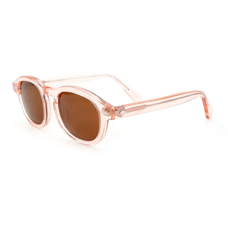 Johnny Depp Polarized Sunglasses Men Women Luxury Brand Sun Glasses Vintage Acetate Frame Driver Shade