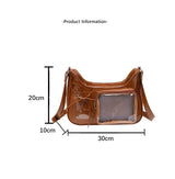 Y2K Transparent Ita Shoulder Bag – Harajuku Crossbody Purse