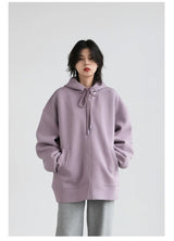 Women’s Relaxed Longline Zip-Up Hoodie