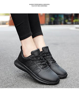 Chef Shoes Four Season Soft-Sole Anti-Slip Oil-Proof Waterproof Portable Kitchen Work Shoes Fashion Plus Size Casual Men's Shoes