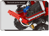 ZKZC Technical Off-road Racing Vehicle Truck Car Model Building Blocks City Monster Trucks Bricks Toys For Children Gift