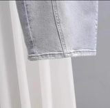 Spring Summer Loose Wide Leg High Waist Denim Jeans