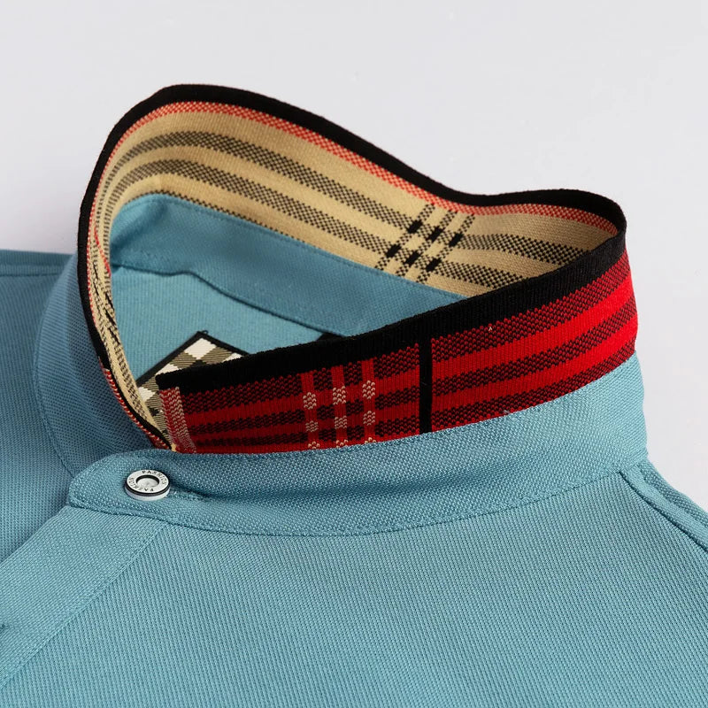 Men's Embroidered Polo Shirt – Breathable Summer Style