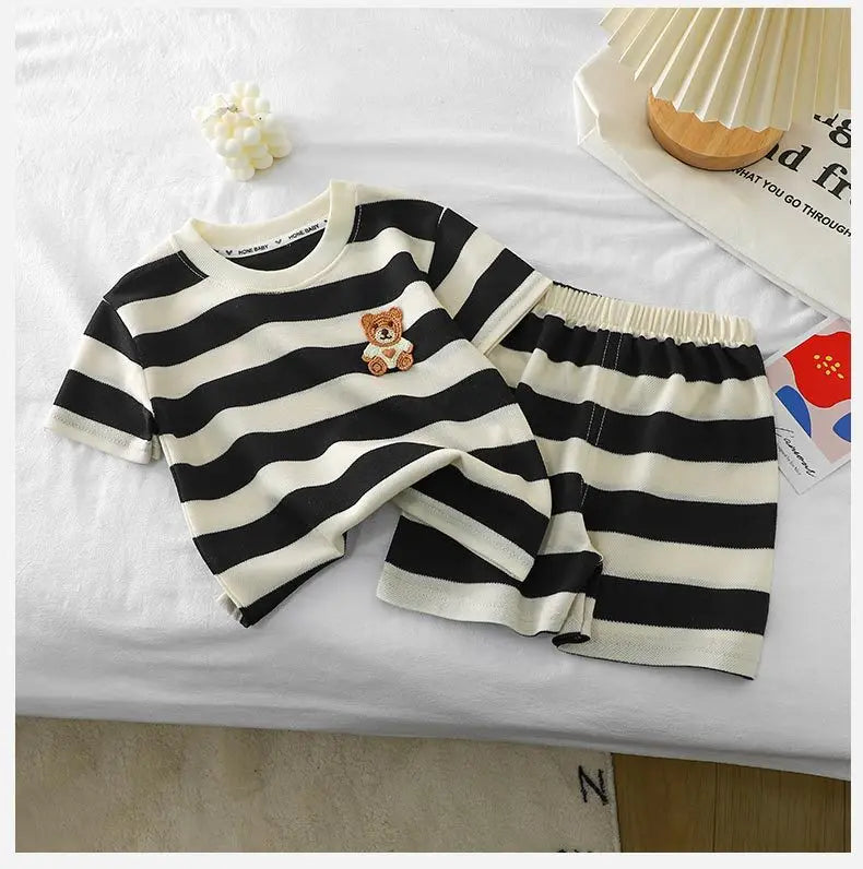 Kids' Striped Summer 2-Piece Set