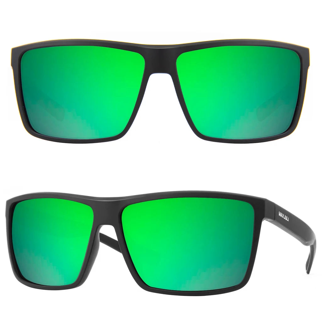 MAXJULI Polarized Extra Big Sunglasses for Men Women with Big Heads UV 400 Protection Sun glasses 8125