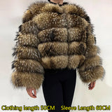 Luxury Women’s Real Raccoon & Fox Fur Jacket | Premium Winter Outerwear
