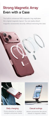 Baseus Clear Magnetic Case for iPhone 17 & 18 Pro Max