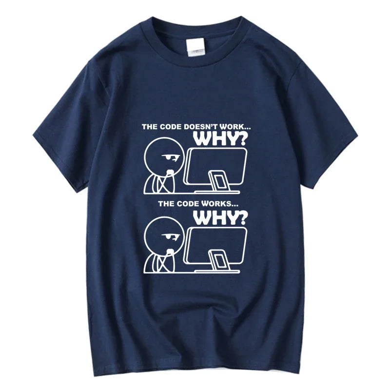 Men's Funny Programmer Cotton Blend T-Shirt