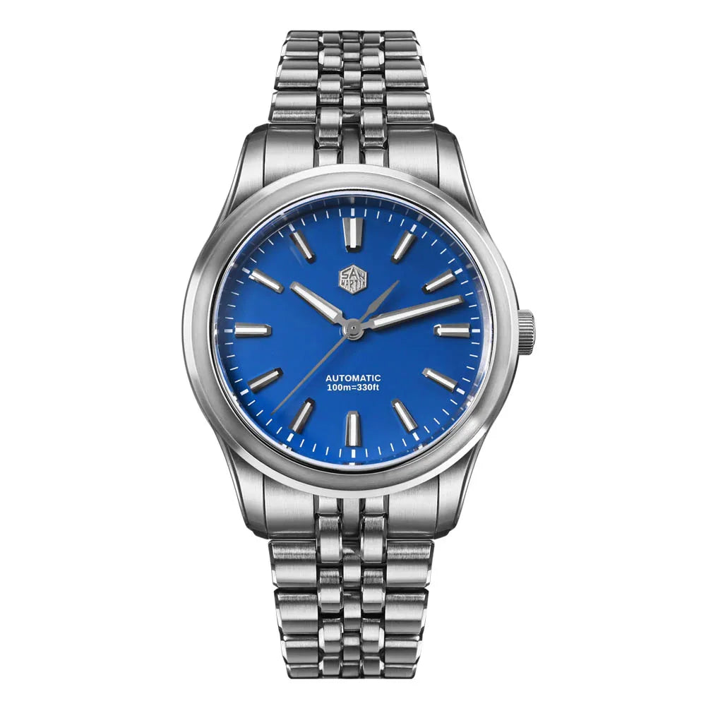 San Martin Gada Classic Enamel Dial Dress Watch SN0144