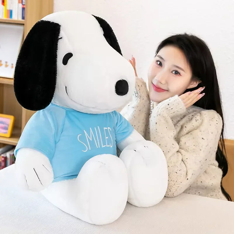 35cm Kawaii Snoopy Plush Toy – Soft White Dog Stuffed Pillow for Kids & Gifts