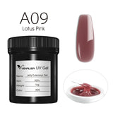 VENALISA Jelly Gel Large Volume 1L Jelly Nude Collection Not Burning Soak Off UV LED Soft Extension Gel Nail Gel Nail Manicure