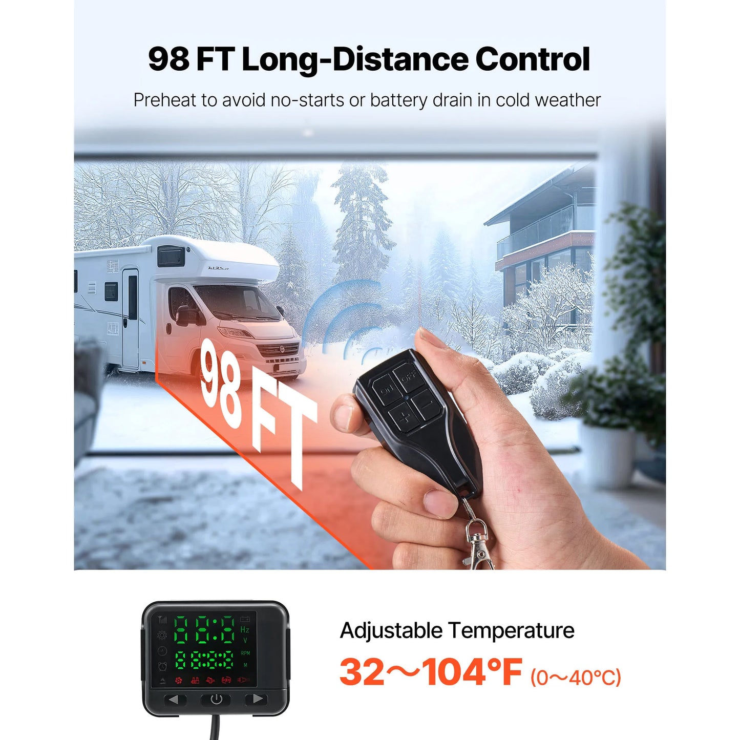 8KW Diesel Air Heater | DC 12V-24V | RV & Truck