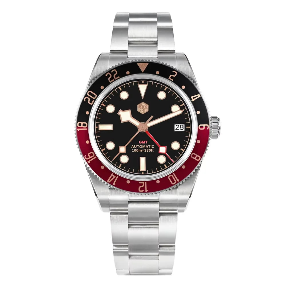 San Martin 39mm NH34 GMT Automatic Watch SN0109
