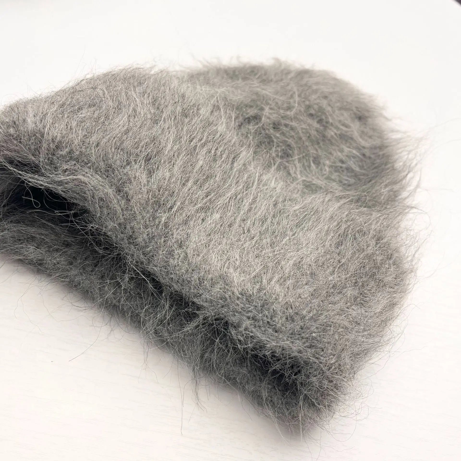 Fluffy Alpaca Wool Beanie | Women's Cozy Knit Winter Hat