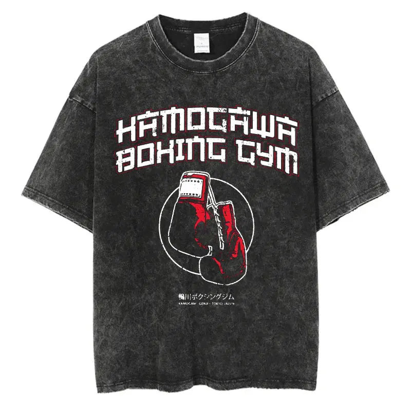 Kamogawa Boxing Gym Y2K Oversized Tee