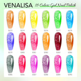 VENALISA VIP Kit 10ml Nail Gel Polish HEMA TPO FREE Gorgeous Colors Gel Pigment Professional Nail Art Long-lasting Gel Varnish