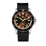 San Martin 39mm Diver GMT Watch Enamel Dial NH34 Stainless Steel Luxury Men Watch Automatic Mechanical Sapphire Luminous SN0136